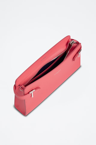Bandolera de piel - Rosa