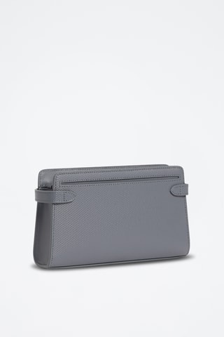 Bandolera de piel - Gris