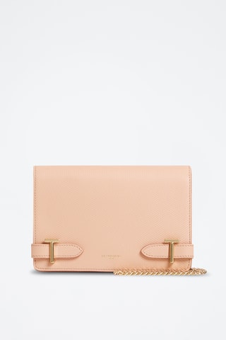 Bandolera de piel - Rosa