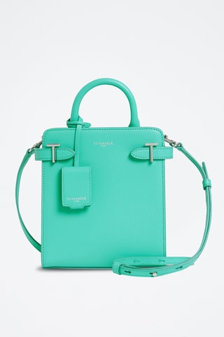 Bolso de piel - Turquesa