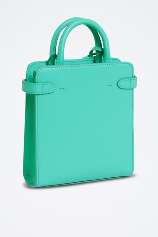 Bolso de piel - Turquesa
