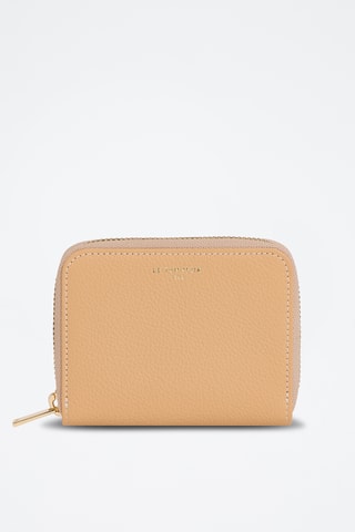 Porte-monnaie en cuir - Beige