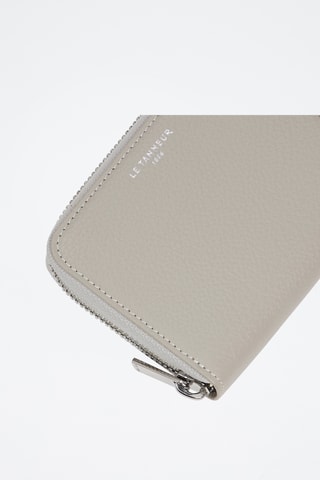 Porte-monnaie en cuir - Gris