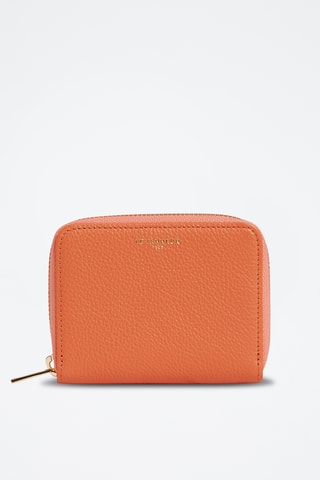 Porte-monnaie en cuir - Orange