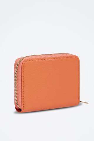 Porte-monnaie en cuir - Orange