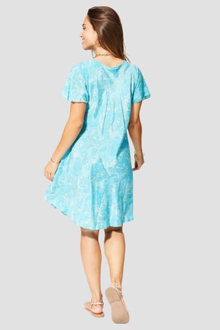 Robe courte - Bleu - Bleu