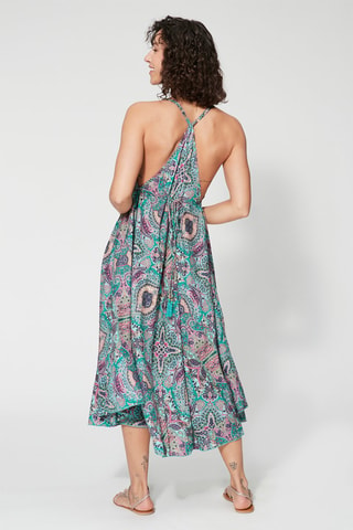 Robe - Vert - Bleu