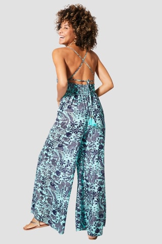 Jumpsuit - Zwart en blauw