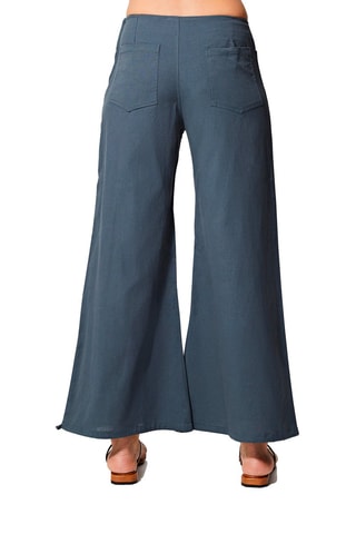 Broek Flare Cut - Blauw