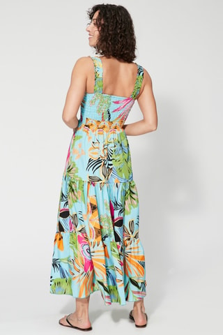Robe longue - Bleu - Bleu
