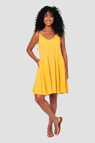 Robe patineuse - Jaune - Jaune
