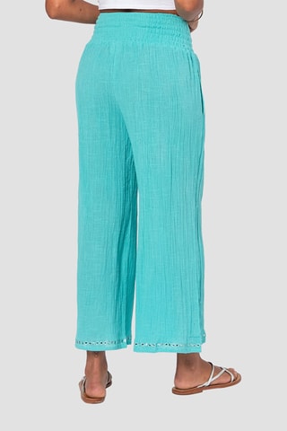Broek met Hoge Taille - Blauw
