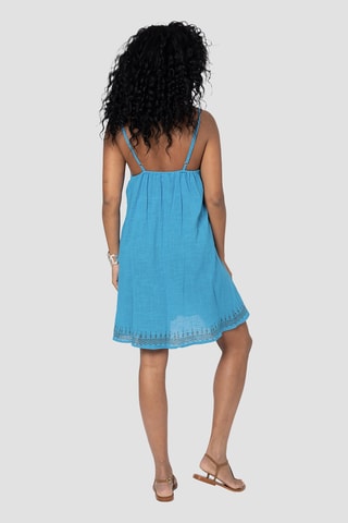 Robe patineuse - Noir et bleu
