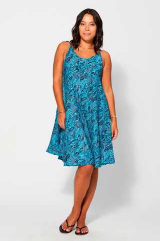 Robe trapèze - Bleu