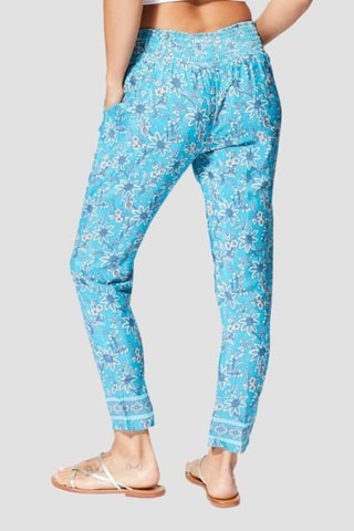 Rechte Broek - Blauw - Blauw en wit