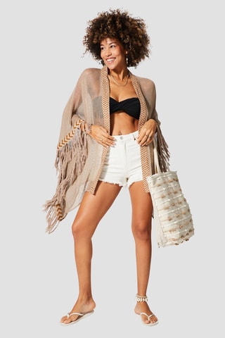 Kimono - Beige - Beige