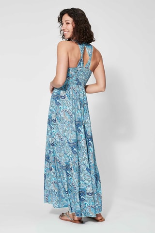Robe longue - Bleu