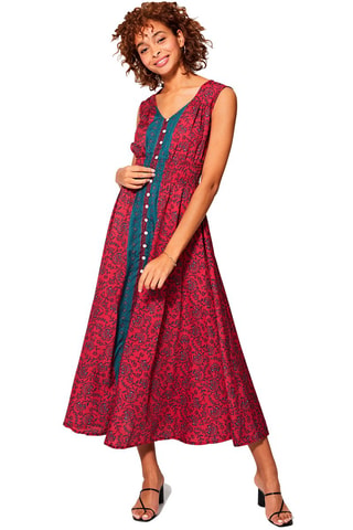 Robe chemise - Rouge