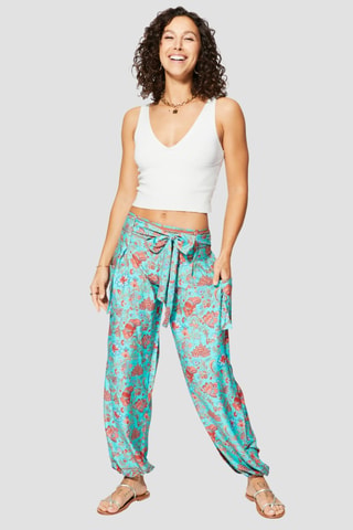 Broek - Rood en blauw