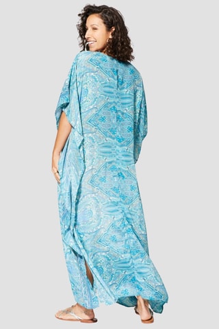 Kaftan - Wit en blauw