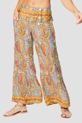 Pantalon flare - Beige