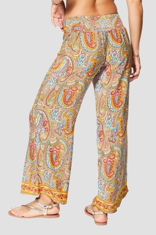 Pantalon flare - Beige