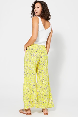 Broek - Wit, blauw en geel