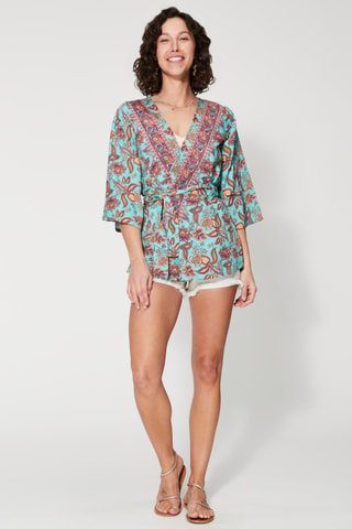 Kimono - Blauw - Blauw
