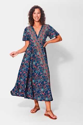 Robe longue - Bleu