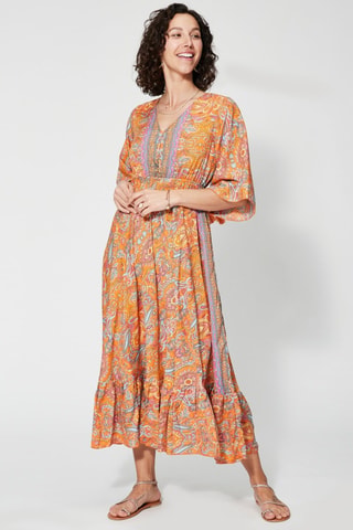 Robe longue - Orange