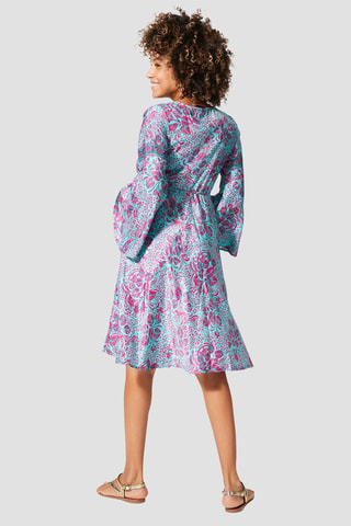 Robe patineuse Rose - Bleu et rose
