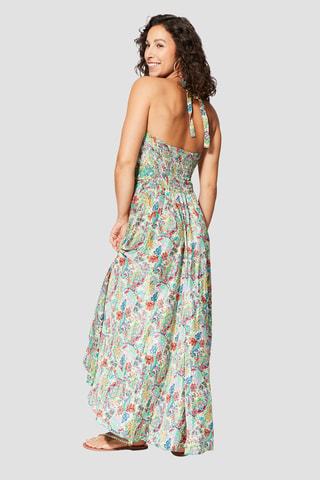 Robe longue - Beige - Beige