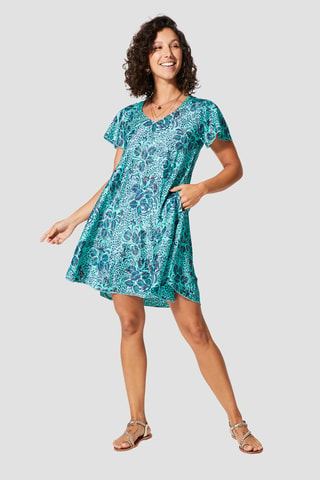 Robe patineuse - Bleu - Bleu
