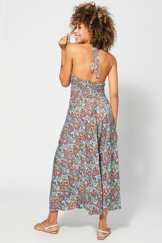 Robe longue - Bleu - Blanc, rouge et bleu