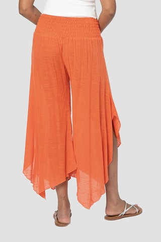 Broek met Hoge Taille - Oranje