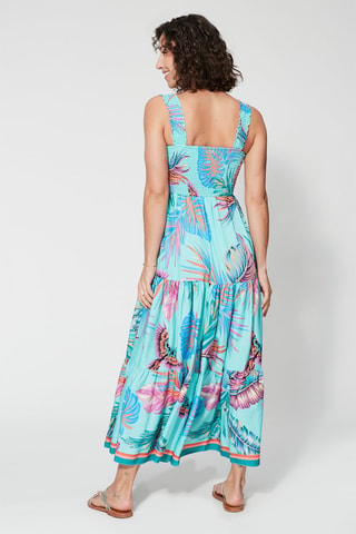 Robe longue - Bleu
