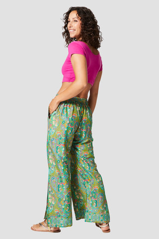 Broek - Goudkleurig en groen  - Groen en bruin