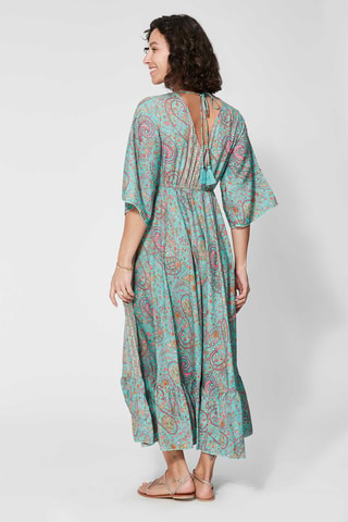 Robe longue - Bleu