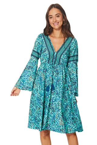 Robe patineuse - Vert