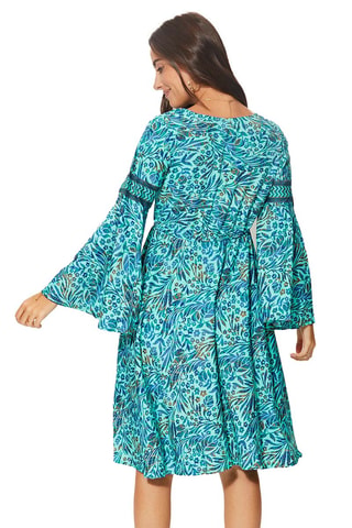 Robe patineuse - Vert