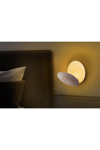 Applique LED Yosma - Bianco e dorato - 5 W