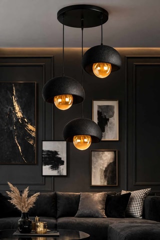 Suspension - Noir -  3 x 40 W