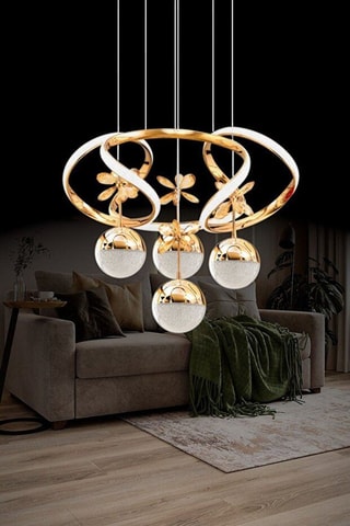 Suspension LED - Doré
