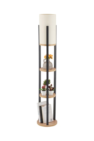 Lampadaire Circle Nora - Noir - 45-60 W