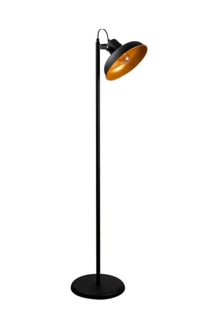Lampadaire Lik - Noir et doré - 40 W - 145 cm