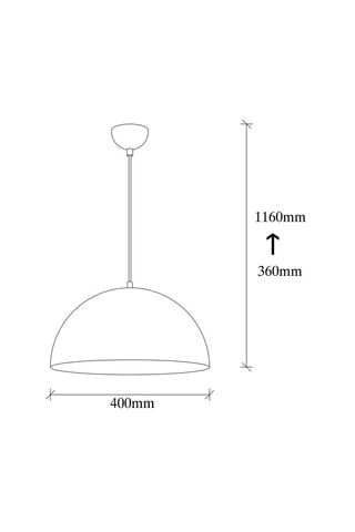 Suspension Sivani - Noir et doré - 100 W