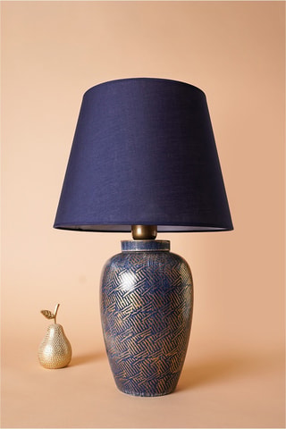 Lampe à poser en céramique YL576 - Bleu foncé - 60 W