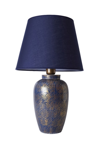 Lampe à poser en céramique YL576 - Bleu foncé - 60 W