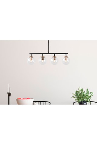 Suspension Fazli - Noir - 4 x 40 W