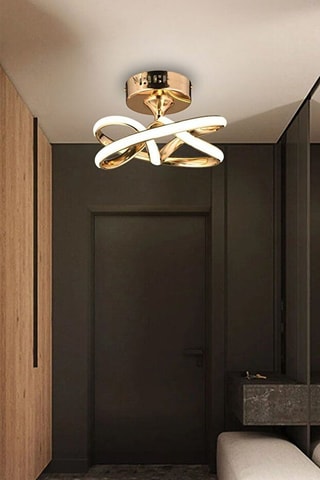 Plafonnier LED - Doré